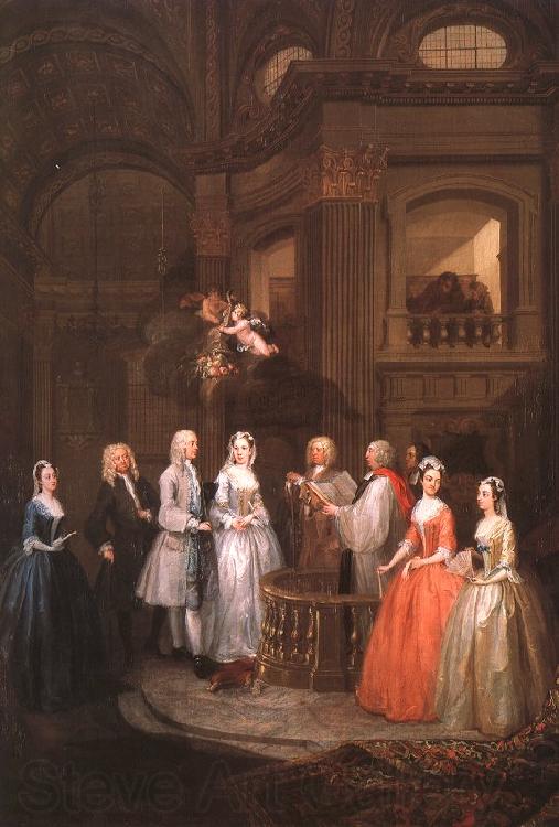 William Hogarth The Wedding of Stephen Beckingham and Mary Cox